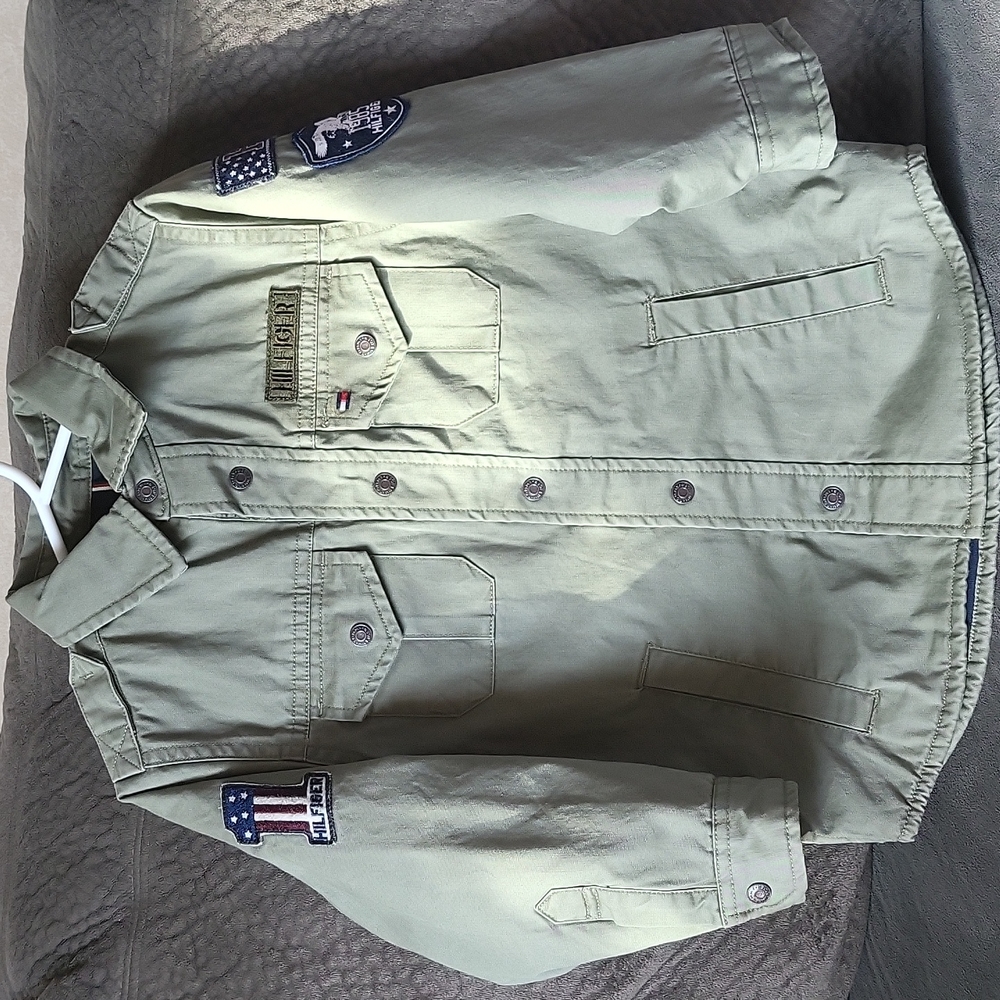 Tommy Hilfiger military style top coat 3t